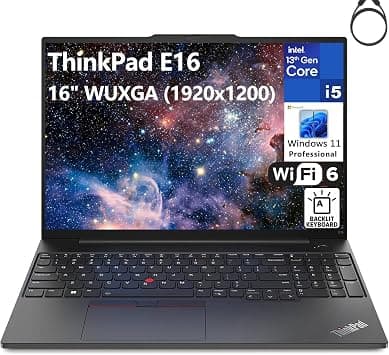 Lenovo ThinkPad E16 16" FHD+ 13th Gen Intel 10-Core i5-1335U (Beat i7-1270P), 16GB DDR4 RAM, 1TB PCIe SSD, WiFi6, BT, Backlit KB, Reader(Upgraded) on Amazon.ae - Price Tracker