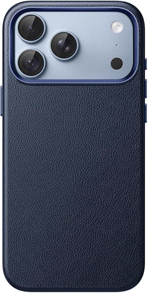 JETech Vegan Leather Magnetic Case for iPhone 18 Pro, Deep Blue على Amazon.ae - متتبع الأسعار