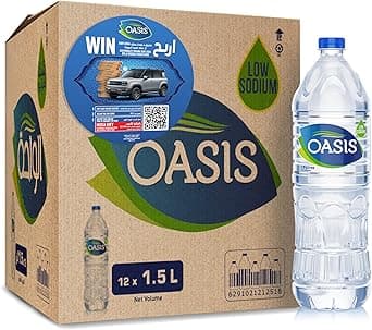 Oasis Still Drinking Water, 1.5L Carton Of 12 Package design may vary on Amazon.ae - Price Tracker