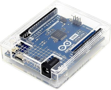 Geekworm UNO R3 R4 Case | Protective Enclosure ABS Computer Box for Arduino UNO R4/UNO R3/UNO WiFi REV2/UNO REV3- Transparent على Amazon.ae - متتبع الأسعار