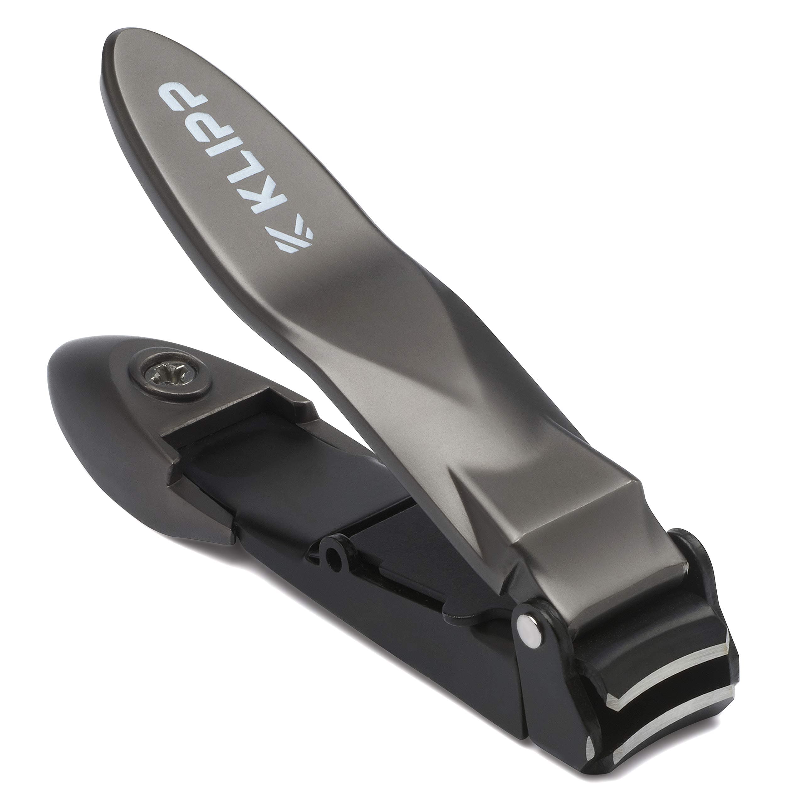 KLIPP Nail Clippers for Men with Catcher - KLIPP Razor-Sharp Heavy Duty Self-Collecting Nail Cutters with Ergonomic Lever Keep Fingernails and Toenails Impeccably Manicured - Includes Ziplock Pouch on Amazon.ae - Price Tracker
