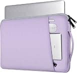 iKammo Laptop Sleeve 14 Inch Laptop Case Computer Bag for 15 inch New MacBook Air M3 A3114 M2 A2941 2024-2023, Surface Laptop 6/5/4 15 inch, HP Lenovo Acer ASUS Chromebook 14, Purple - Best Deal Finder