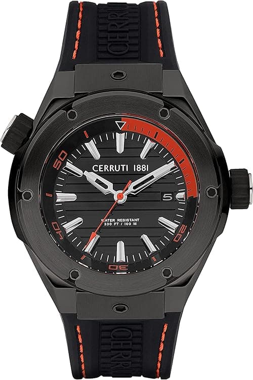 CERRUTI 1881 RUSCELLO Three Hand Round Analog Wrist Watch For Men on Amazon.ae - Price Tracker