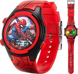 Accutime Kids Marvel Spider-Man Digital Quartz Plastic Watch for Boys & Girls with LCD Display - Best Deal Finder
