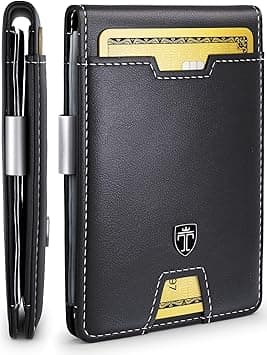 TRAVANDO Slim Wallet with Money Clip AUSTIN RFID Blocking Card Mini Bifold Men on Amazon.ae - Price Tracker