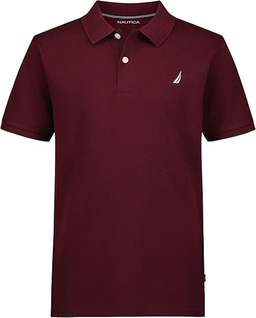 Nautica boys Short Sleeve Solid Polo Polo Shirt on Amazon.ae - Price Tracker