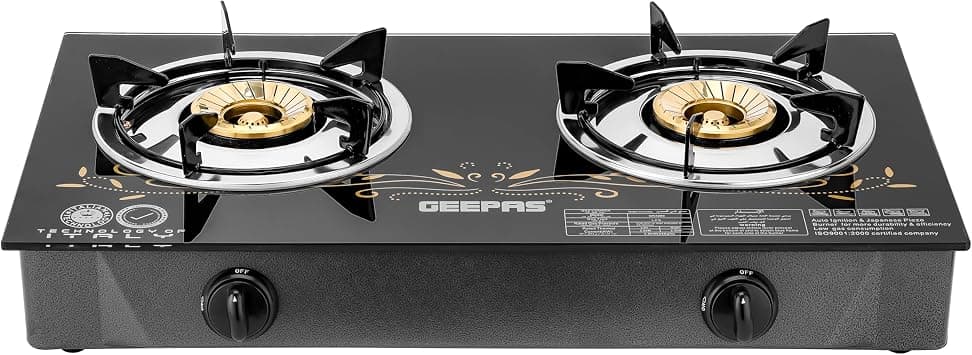 Geepas Black Gas Cooker [gk4280] on Amazon.ae - Price Tracker