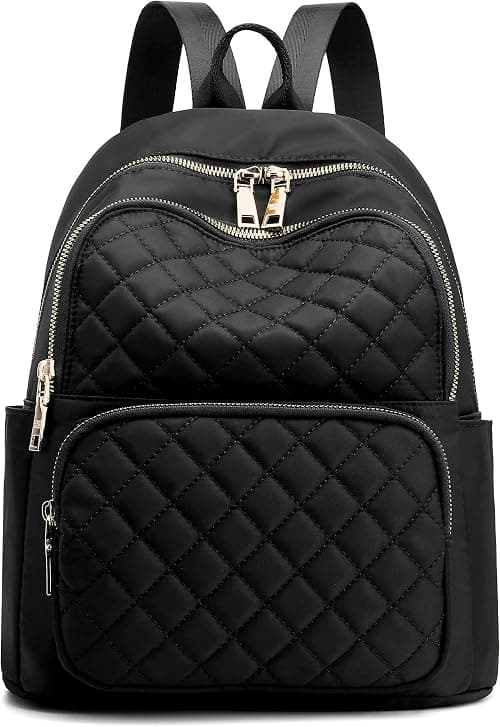 Backpack for Women, Nylon Travel Backpack Purse Black Small School Bag for Girls on Amazon.ae - Price Tracker