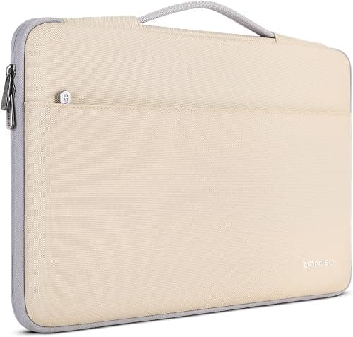 DOMISO Waterproof Laptop Bag Sleeve Case Notebook Case Protective Cover LP09, beige, 14 Zoll on Amazon.ae - Price Tracker