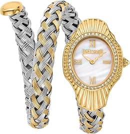 Just Cavalli Signature Snake Twined - Wristwatch For Female Quartz Fashion - Best Deal Finder