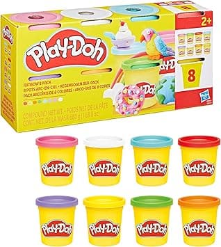 Play-Doh 8 Pack Rainbow Colors, 3 Ounce Cans of Modeling Compound, Kids Arts & Crafts, Preschool Toys for Girls & Boys 2+ - Amazon.ae Price Tracker