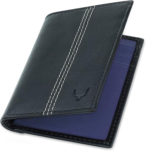PELLE TORO Minifold Men's Slim Leather Wallet with RFID Blocking Contactless Handmade, Minimalist and Slim, in Gift Box for Men on Amazon.ae - Price Tracker