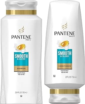 Pantene Argan Oil Shampoo 25.4 OZ and Conditioner 24 OZ for Dry Hair, Smooth and Sleek, Bundle Pack (Packaging May Vary) on Amazon.ae - Price Tracker