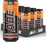 Applied Nutrition ABE Pre Workout Cans - All Black Everything Energy + Performance Drink, ABE Carbonated Beverage Sugar Free with Caffeine (Pack of 12 Cans x 330ml) (Orange Burst) - Best Deal Finder