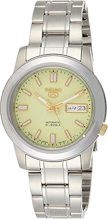Seiko Mens Automatic Watch, Analog Display And Stainless Steel Strap SKKK19J1 on Amazon.ae - Price Tracker