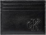 Calvin Klein BOLD CK CARDHOLDER Mens Cardholder, Black, OS - Best Deal Finder
