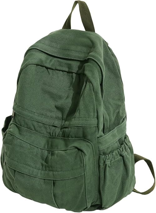 GAXOS Laptop Backpack for Women Travel Canvas Backpack for Women Vintage Aesthetic Backpack for School على Amazon.ae - متتبع الأسعار