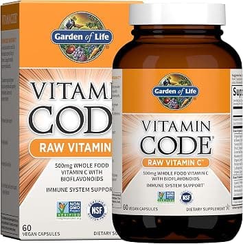 Garden of Life Vitamin C - Vitamin Code Raw C Vitamin Whole Food Supplement, Vegan, 60 Capsules *Packaging May Vary* - Best Deal Finder
