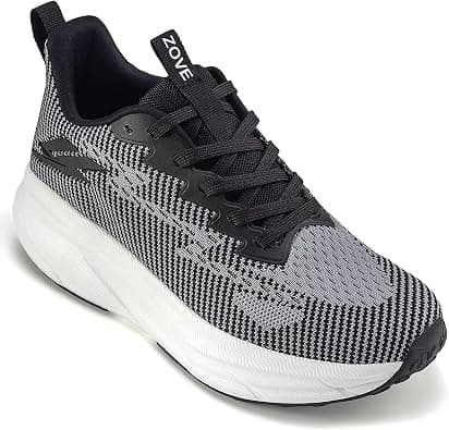 ZOVE Womens Walking Shoes Cushioning Non-Slip Breathable Running Sneakers Tennis Comfortable Athletic Gym Workout Casual Shoes Lightweight Sports Cross Training Fashion Sneakers - Best Deal Finder
