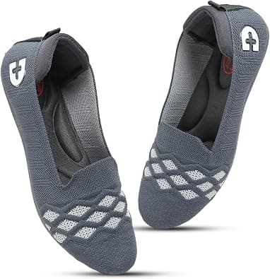Doctor Health Stylish Knitted Design Shoe | Premium Classy Look Flat Jutis | Non Slip Lightweight Shoes Shoe for Women | Dailywear for Women | Women Jutis Bellies on Amazon.ae - Price Tracker