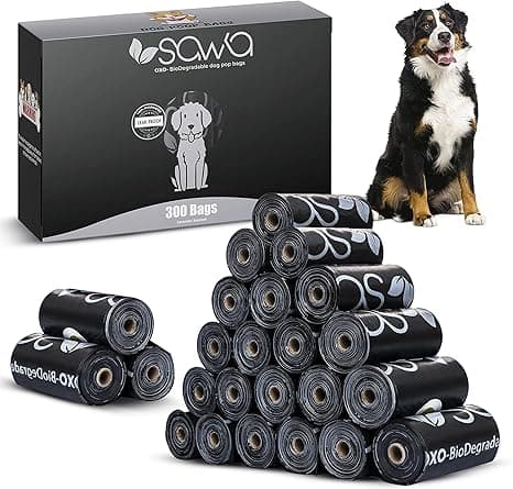 SAWA Dog Poop Bags, Lavender Scented 24 Rolls 360 Pack of Thick Poo Bags for Doggy Cat Puppy Large Biodegradable leak Proof Eco- Friendly Dog Waste Bags, Pet Dog Supplies (Value Pack) on Amazon.ae - Price Tracker