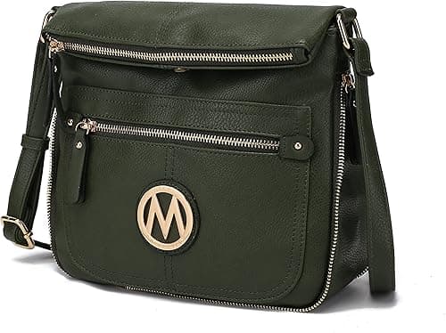 MKF Crossbody Bag for Women – PU Leather Expandable Messenger Purse – Designer Pocketbook Handbag Shoulder Strap on Amazon.ae - Price Tracker