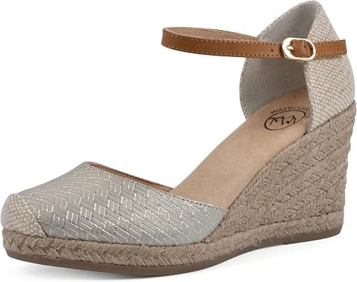 WHITE MOUNTAIN Women's Mamba Espadrille Wedge Sandal على Amazon.ae - متتبع الأسعار