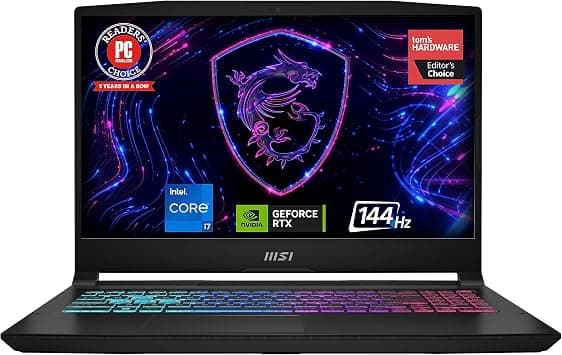 MSI Katana 15 15.6" 144Hz FHD Gaming Laptop: Intel Core i7-13620H, RTX 4070, 16GB DDR5, 1TB NVMe SSD, Thunderbolt 4, USB-Type C, Cooler Boost 5, Win11 Home: Black B13VGK-484US على Amazon.ae - متتبع الأسعار