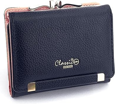 Classic Milano Wallet for Women – Stylish Faux Leather Ladies Wallet with Card Holder | Coins Clipped Purse for Women | Slim Women’s Wallet for Daily Use, Travel & Gifting (1, Black (CM-23)) on Amazon.ae - Price Tracker