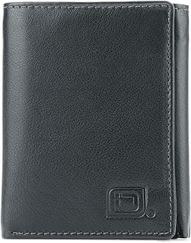Men's Genuine Leather Trifold Wallet with Industry's Best RFID Wallet Shielding Protection for RFID Blocking by ID Stronghold on Amazon.ae - Price Tracker