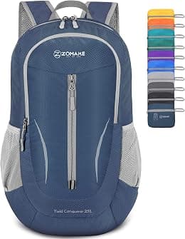 ZOMAKE Foldable Backpack Lightweight Packable 25 L, Small Hiking Daypack Water Resistant Travel Bag Nylon Outdoor Sports Camping Rucksack Walking Trekking for Men Women Seniors - Best Deal Finder