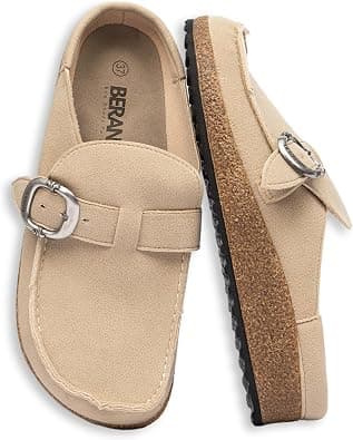 Casual Women's Mules & Clogs Slip-On Memory Foam Cloud Mules for Womens Mens with Non-Slip Sole Comfort Supportive على Amazon.ae - متتبع الأسعار