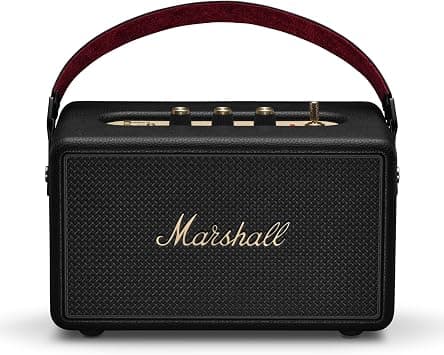 Marshall Kilburn III Wireless Stereo Speaker - Black/Brass - Best Deal Finder
