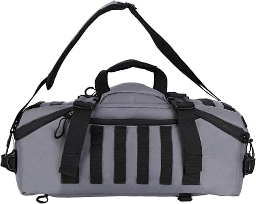 3 In 1 Military Backpack Travel Duffle Bag for Weekender Gym Traveling Workout Deployment, Gray, Medium (45L), 3-in-1 Gym Bag على Amazon.ae - متتبع الأسعار
