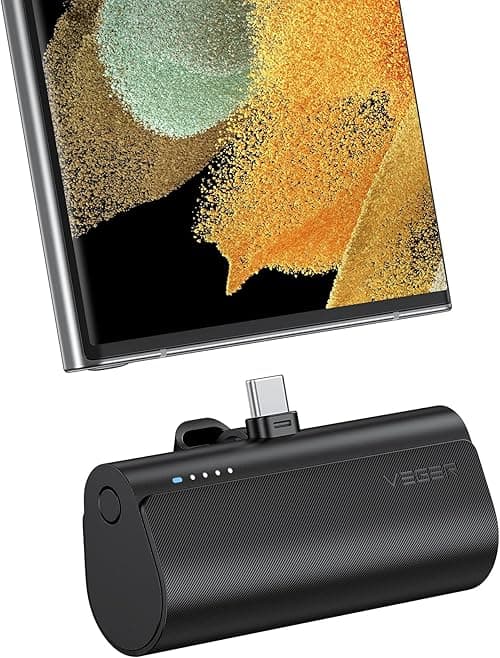 VEGER Mini Portable Charger 5000mAh, 20W PD Fast Charging USB C Small Power Bank Battery Pack for Samsung Galaxy S22, S21, S20, S10, S9, Pixel, Moto, LG, Oculus Quest, Android - Black on Amazon.ae - Price Tracker