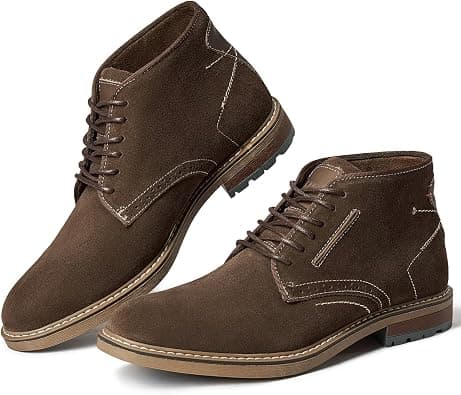 Mid-Top Genuine Leather Hiking & Trekking Boots for Men Casual Ourdoor Walking Mountaineering Shoes on Amazon.ae - Price Tracker