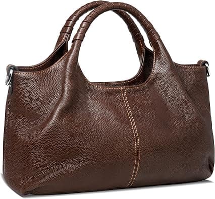 Iswee Genuine Leather Purses and Handbags for Women Shoulder Bag Top Handle Satchel Ladies Hobo Crossbody Bags - Best Deal Finder