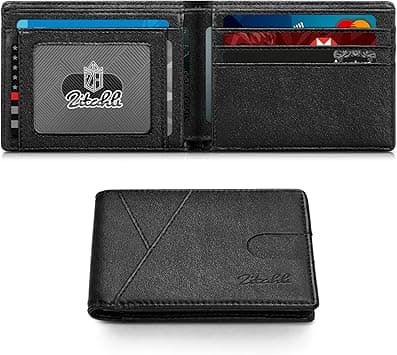 Zitahli Wallet for Men Slim 11 Credit Card Holder RFID Blocking Small Men's Wallet Bifold Minimalist Front Pocket With Mens Gifts Box, Classic Black-New, Classic on Amazon.ae - Price Tracker