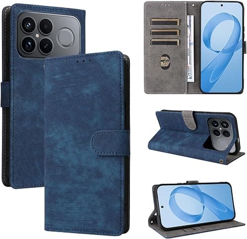 Cover Compatible with Xiaomi Poco F8 Ultra 5G,Compatible with Redmi K90 Pro Max 5G [RFID Blocking] Card Holder Wallet Flip Kickstand Phone Case Blue on Amazon.ae - Price Tracker
