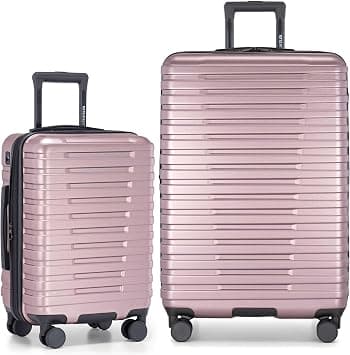 U.S. Traveler Boren Expandable Hardside Rugged Travel Luggage with 8 Spinner Wheels, Orchid, 2-Piece Set, USB Port in Carry-On, Boren Expandable Hardside Rugged Travel Luggage With 8 Spinner Wheels on Amazon.ae - Price Tracker