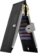 Travelambo RFID Wallet Women Large Size Bifold Multi Card Wallet Case with Zipper Pocke Credit Card Holder for Women - Best Deal Finder
