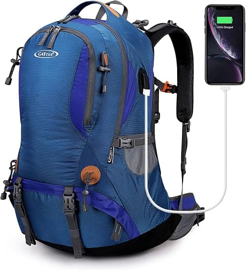 G4Free 50L Backpack Hiking Waterproof with Rain Cover Backpack Mountaineering Travel Camping Trekking Daypack Outdoor Sports for Men Women على Amazon.ae - متتبع الأسعار