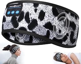 MUSICOZY - Sleep Headphones Bluetooth 5.2 Wireless Headband Sleep Headphones with Eye Mask Headphones for Sports Workout Running Travel Yoga Office Unique Cool Gadgets for Mom Women - Best Deal Finder