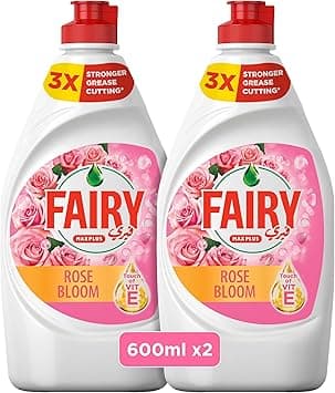 Fairy Dishwashing Liquid, Rose Bloom, 2x600ml - Amazon.ae Price Tracker