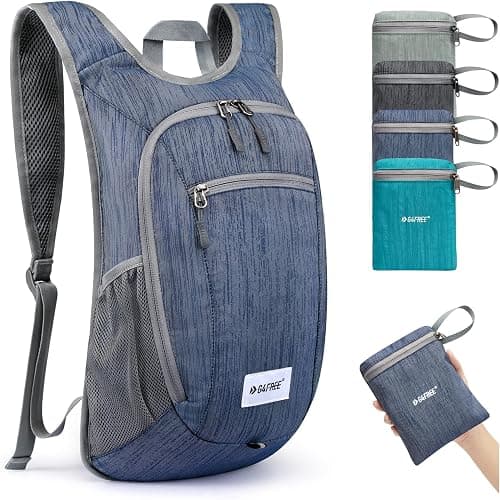 G4Free 10/15L Small Rucksack Foldable Backpack Lightweight Packable Daypack Travel Outdoor Hiking Shoulder Bag on Amazon.ae - Price Tracker