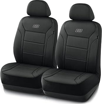 Skechers Memory Foam™ Car Seat Covers, Lycra Car Seat Protection & Thick Memory Foam™, Black Front Seat Cover, Airbag Compatible, Automotive Comfort & Protection for Most Cars, Trucks, SUVs on Amazon.ae - Price Tracker