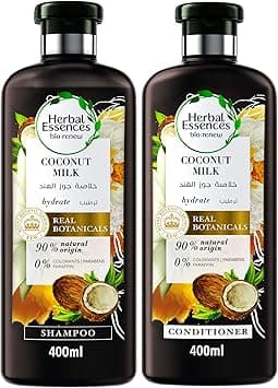 Herbal Essences Bio:Renew, Coconut Milk, Shampoo 400ml + Conditioner 400ml on Amazon.ae - Price Tracker