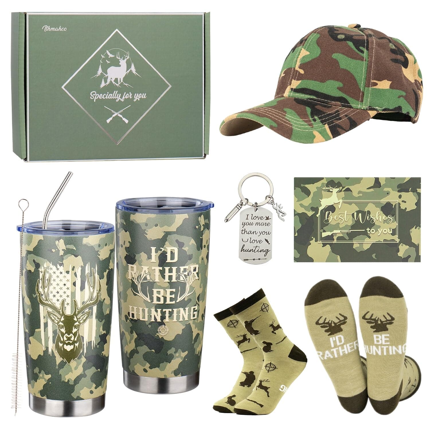 Hunting Gifts for Men, Adults, Teen, Boys, Boyfriend, Dad, Gifts for Hunters, Cool for Hunters, Camo D&D Gift for Men, Duck Hunting Accessories, Socks, Stuff, Deer Cup, Keychain on Amazon.ae - Price Tracker