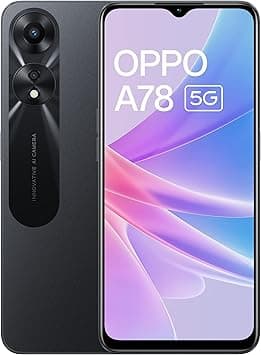 Oppo A78 5G (Glowing Black, 8GB RAM, 128 Storage) | 5000 mAh Battery with 33W SUPERVOOC Charger| 50MP AI Camera | 90Hz Refresh Rate | with No Cost EMI/Additional Exchange Offers on Amazon.ae - Price Tracker