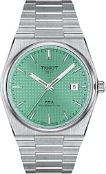 Tissot Mens PRX Powermatic 80 316L Stainless Steel case Automatic Watches, Grey, Stainless Steel, 12 (T1374071109101) - Best Deal Finder